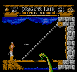 Dragon's Lair (Japan) In game screenshot
